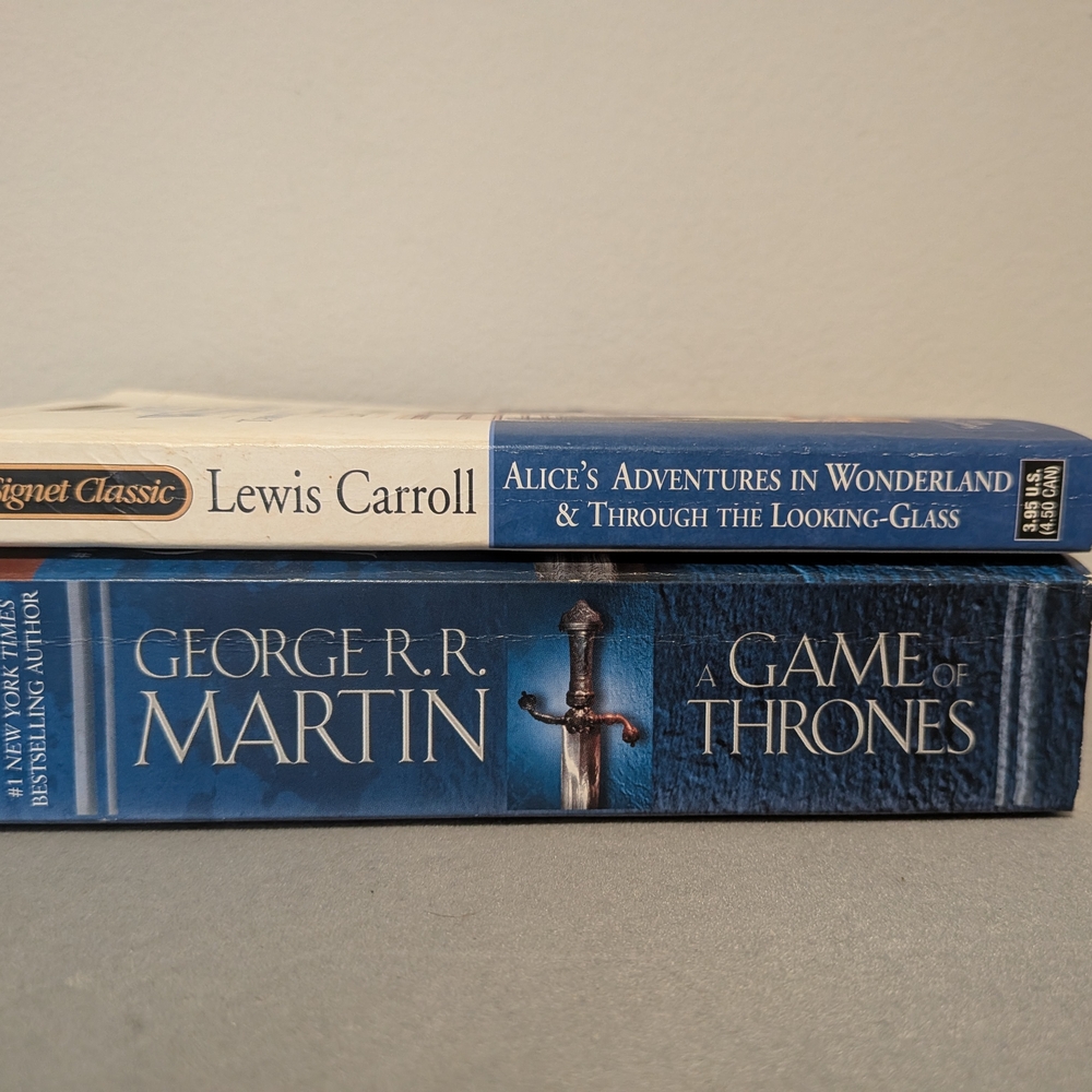 Game Of Thrones Alice's Adventures In Wonderland Through The Looking Glass Paper